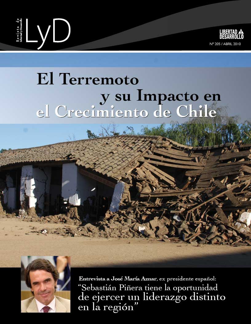 El terremoto y su impacto en el crecimiento de Chile